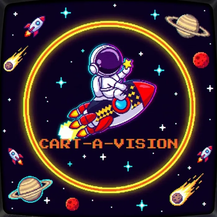 Cart-A-Vision astronaut badge