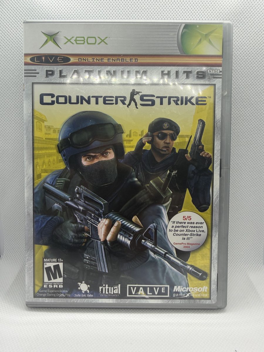 Counter-Strike (Xbox) — case fully intact, no cracks or tears