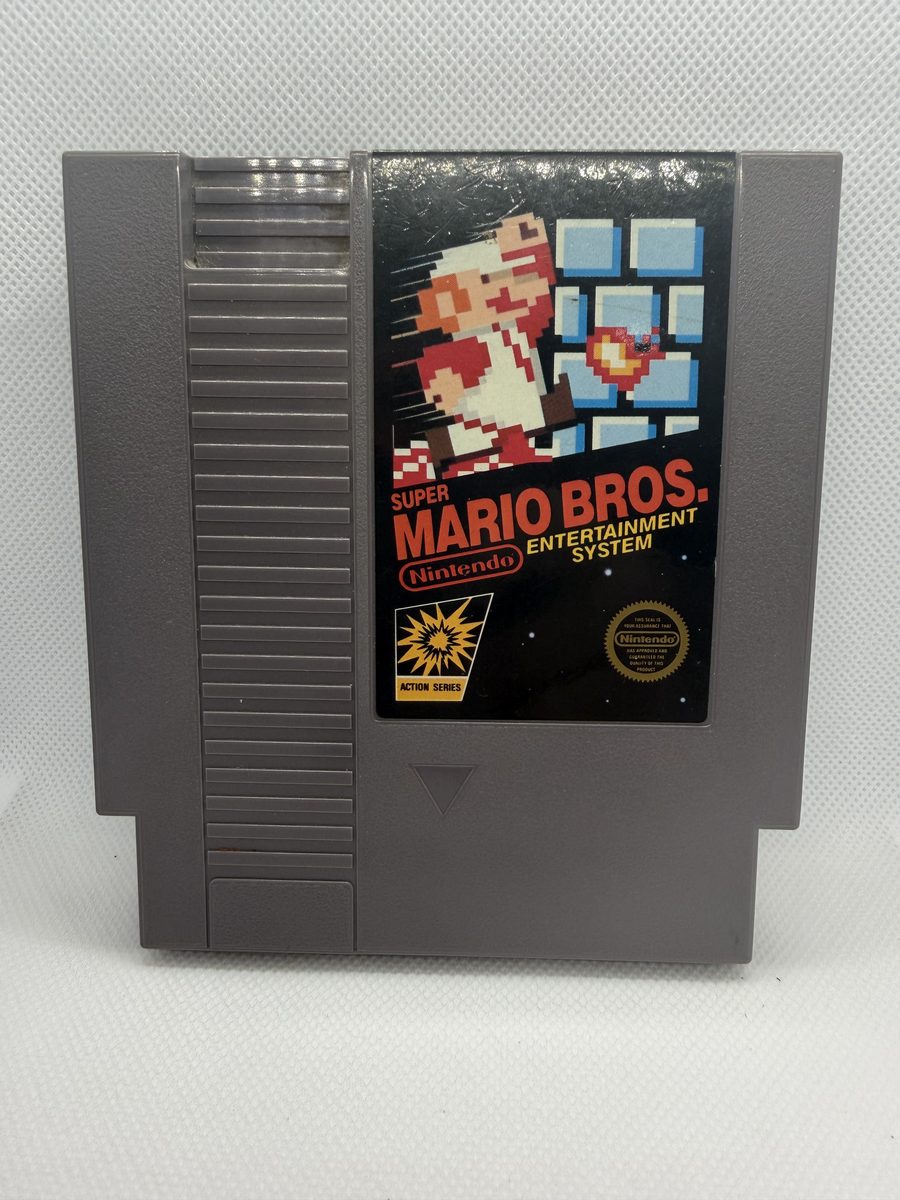 Super Mario Bros. — label fully intact, no peeling or damage